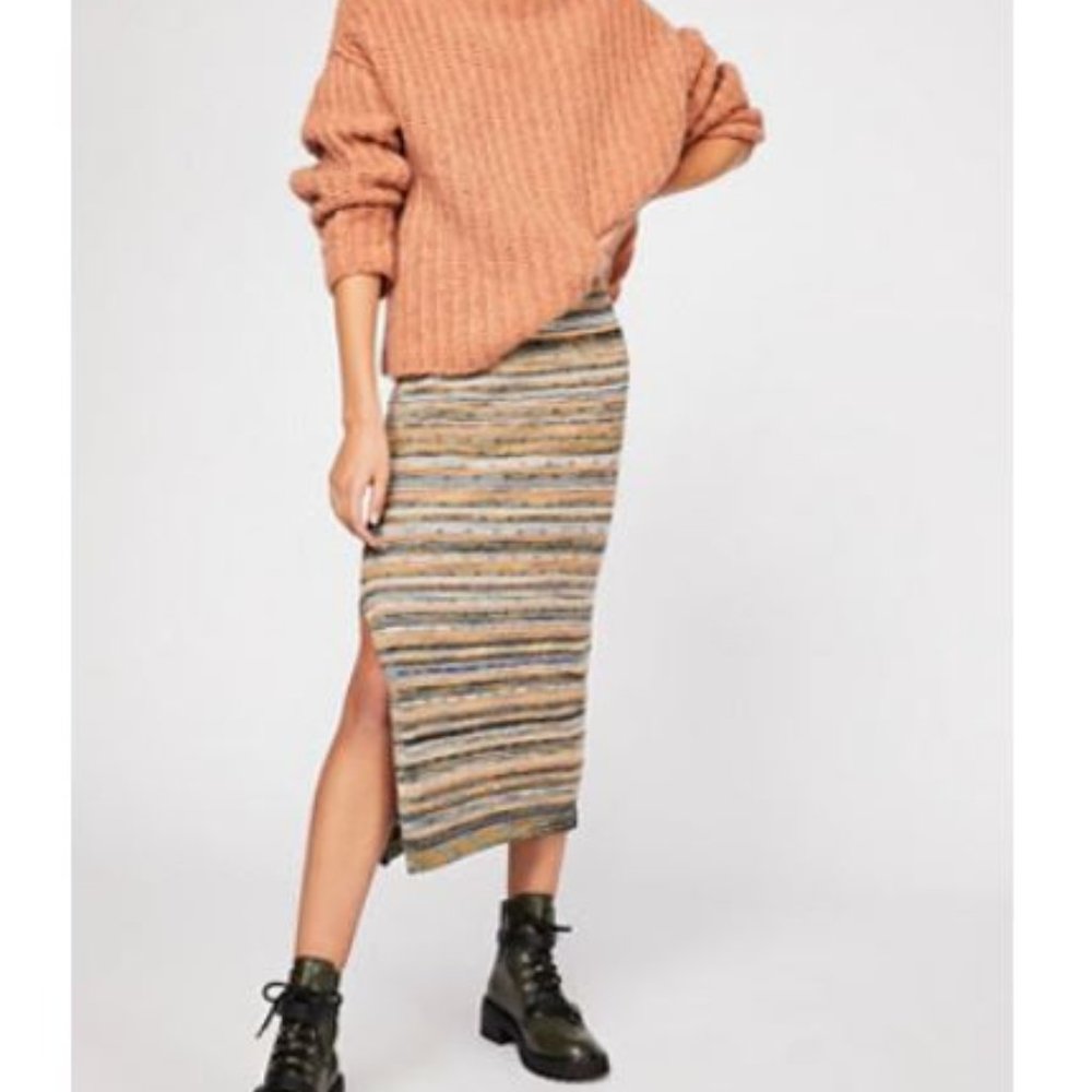 Free People - What You Want Knit Midi Skirt